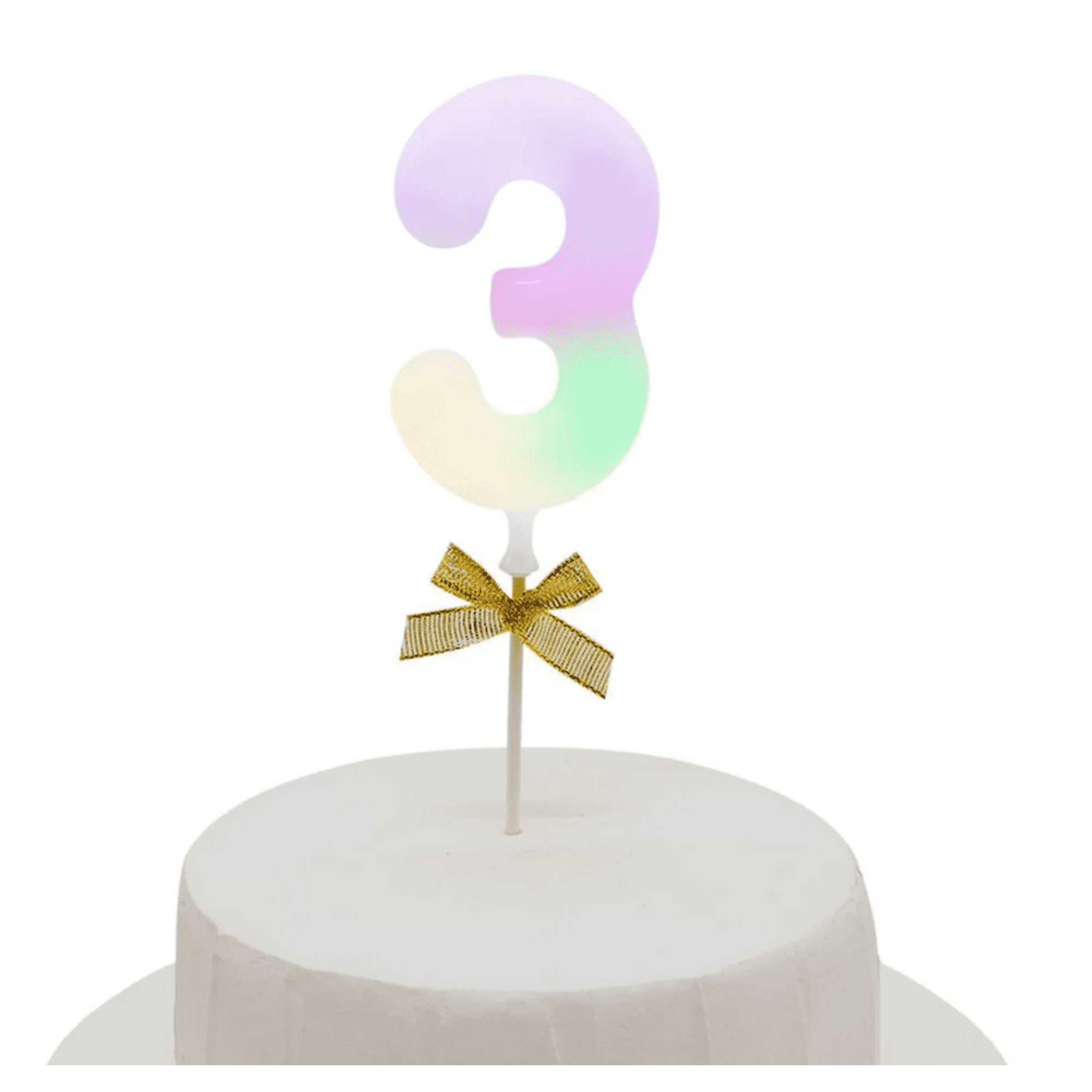 Genérico - Topper Torta Numeral Led 3