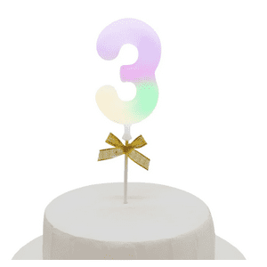 Genérico - Topper Torta Numeral Led 3