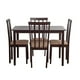 thumbnail image 2 of Comedor de madera 4 sillas color chocolate, 2 of 3