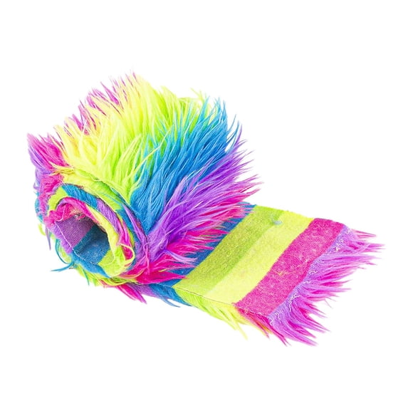 Tela Sintética Suave Y Peluda, Cortes Para Sombrero, Parches, Gnomos, Barba, Pelo Colorido