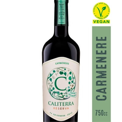 Vino Tinto Carmenere Reserva Botella 750 Cc Caliterra