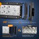 thumbnail image 5 of Barra de luces LED Nilight, 13,5 pulgadas, 72 W, diseño curvo, tipo «Flood», 5 of 9