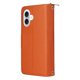 thumbnail image 3 of Funda Cartera con Cremallera y Correa para iPhone 16 Plus Soporte y Tarjetero Marrón, 3 of 6