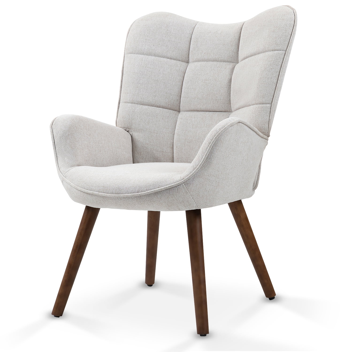 Novahus - Sitial New Kas Acolchado Con Apoyabrazos Beige