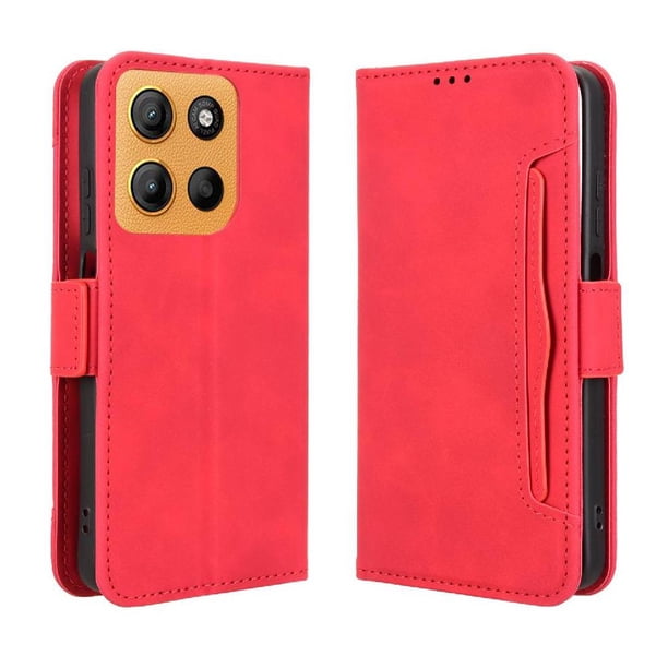 Funda Tipo Billetera FOXDOCK para Motorola MOTO G15 Power 4G – Tapa Flip con Tarjetero