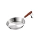 thumbnail image 1 of Sartén De Acero Inoxidable Para Cocina, Sartenes Redondas Con Mango Ergonómico Para El Hogar, Rvs, Grandes, 1 of 5