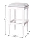 thumbnail image 4 of Taburete de bar New Ridge Home Goods Manchester 31 cm Farmhouse White, 4 of 5