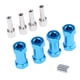 thumbnail image 1 of 12mm Hex Hub 15-25mm Combinador de adaptador de extensión para RC Crawler Blue -25mm, 1 of 5