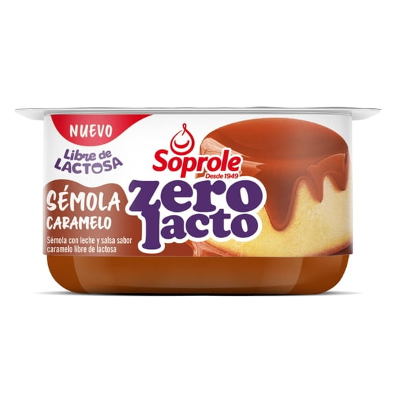 Postre Sémola Caramelo sin Lactosa, 140 g