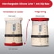 thumbnail image 5 of Kit de inicio de masa madre KNEADACE KneaDace Pro de 1 litro con tapa y rastreador, 5 of 8