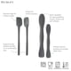 thumbnail image 2 of Utensilios de cocina Tovolo All Silicone Flex-Core, juego de 4, 2 of 2