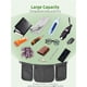 thumbnail image 3 of Bolsa de delantal de cinturón, Delntal de servidor de camarera con múltiples bolsillos, Medio delantal con cinturón ajustable para el delantal de entrenador de perros, Delntal de camarera, C, 3 of 3