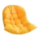 thumbnail image 4 of Cojín para Silla Colgante, Cojín para Asiento de Silla de Exterior, Cómodo Cojín para Silla Columpio, Alfombrilla para Silla de Jardín para Decoración Amarillo, 4 of 5