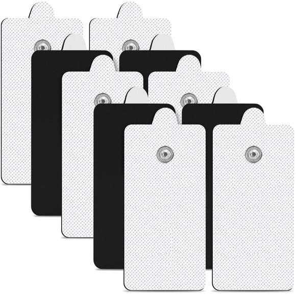 Parchetes para unidad TENS AVCOO, paquete de 10, 4.6 x 9.7 cm, con broche