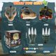thumbnail image 2 of Disfraz de dinosaurio PaleyFer, máscara de dinosaurio de plástico duro con garras, de 3 a 5 a 7 años, 2 of 3