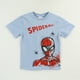 thumbnail image 1 of Polera Manga Corta Niño Celeste Personaje Spiderman Marvel, 1 of 4