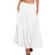 thumbnail image 1 of INSPIRE CHIC Falda Maxi de Verano para Mujer Casual con Cintura Alta Elástica Boho Faldas Largas XL Blanca, 1 of 6