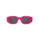 thumbnail image 3 of Gafas de sol Versace VE 4361 531887 Fuxia Fluo con lente gris geométrica, 3 of 5