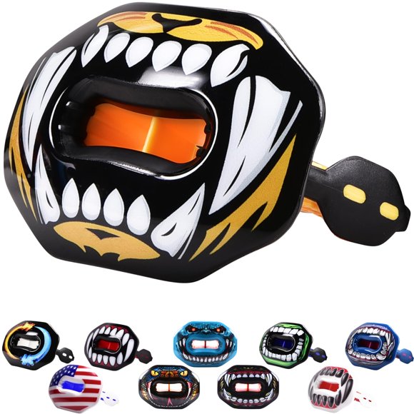 Protector bucal Oral Mart Tiger Bite con correa desmontable