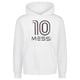 thumbnail image 3 of Sudadera con capucha para niño Messi, manga larga, polar blanco, 3 of 4