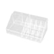 thumbnail image 3 of Caja De Almacenamiento De Cosméticos Acrílicos, Contenedor De Esmalte De U?as Transparente Para Botellas, Cepillos, 16 Rejillas, 3 of 5