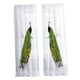 thumbnail image 1 of 2 Cortinas Transparentes Con Patrón De Pavo Real De 52.0 X 72.0 In Para Comedor, Cafetería, Sala De Sol., 1 of 5