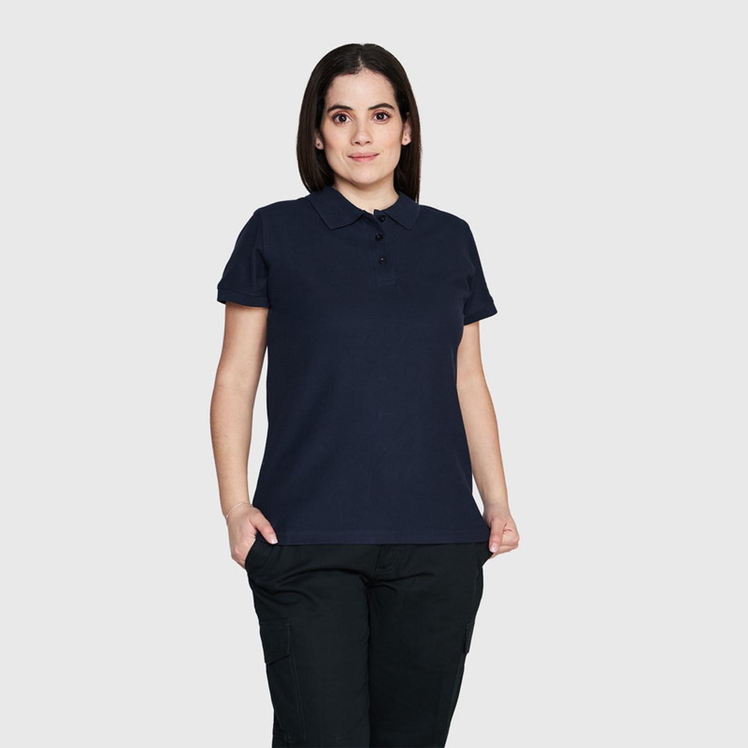 Jayson - Polera Pique Mujer 80/20 M/c Azul Marino S