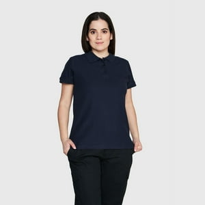 Jayson - Polera Pique Mujer 80/20 M/C Azul Marino Xxl