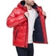 thumbnail image 2 of Chaqueta Tommy Hilfiger para hombre, con capucha, acolchada, color rojo perlado, 2 of 3
