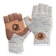 thumbnail image 3 of Guantes de pesca Fish Monkey Wooly de media dedo, color beige, talla S/M, 3 of 8