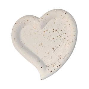 Magideal - Bandeja Decorativa Forma Creativa Soporte De Exhibición De Joyería Decoración Del Hogar Bandeja De Exhibición De Joyería Blanca Para Baño Encimera De Corazón