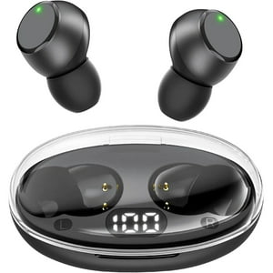 Aaronmei Auriculares Inalámbricos Bluetooth 5.0 Negro