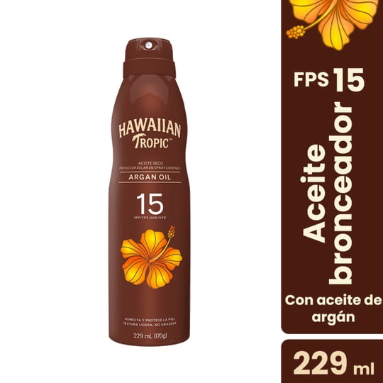 Protector Solar Hawaiian Tropic Spray Argan Oil Fps15