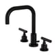 thumbnail image 1 of Grifo de baño Kingston Brass Manhattan FSC8930CML negro mate, 1 of 8