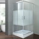 thumbnail image 1 of Shower Door Recto Style Blanco 80x80x198 Cm (incluye Receptáculo), 1 of 7