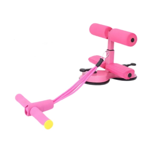 Sit Up Bar AB Máquina AB Máquina portátil Soporte de tobillo acolchado con equipo de entrenamiento de barra de abdominación de cuerda elástica para el