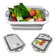 thumbnail image 2 of Tabla Plegable Multiuso Para Picar Cocina Cortar Verduras, 2 of 3