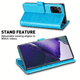 thumbnail image 1 of For Galaxy Note 8 Note 9 Note 10 Note 10 Plus Note 20 Note 20 Ultre Wallet Case, [Included Glass Screen Protector][RFID Blocking] Flip Folio Leather Cell Phone Cover With Credit Card Holder For Samsun, 1 of 3