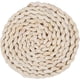 thumbnail image 1 of Mantel individual de paja de maíz natural, grueso y aislante, para mesa de té, resistente al calor, para cazuela, gourmet, 15 pulgadas, 1 of 3