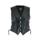 thumbnail image 3 of Chaleco de Cuero Leatherick 3XL Negro (Con Trenza), 3 of 6