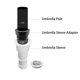 thumbnail image 2 of Adaptador para sombrilla JILINWEI 2 pzas 1 3/4" Negro, 2 of 6