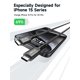 thumbnail image 3 of Cable USB C a USB C JSAUX 100 W 6.6 pies (paquete de 2) negro, 3 of 7