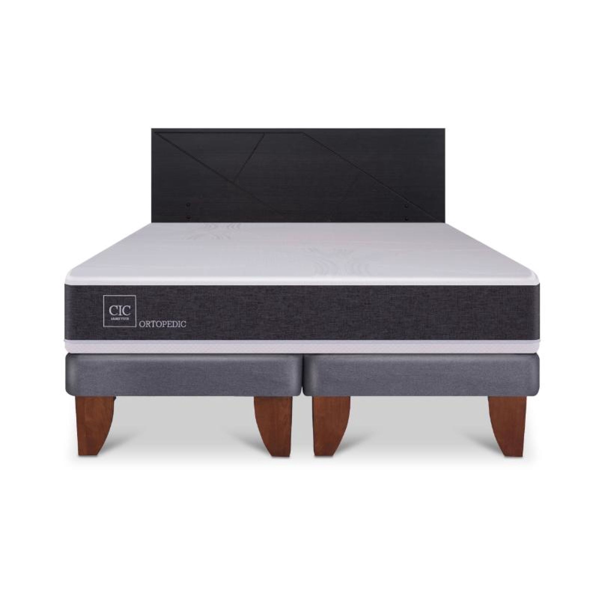 Cama Europea Europea Ortopedic 2P Bd Respaldo Villarrica 2 Plaza Base Dividida