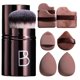 thumbnail image 1 of Set de brocha Kabuki y esponjas cosméticas BS-MALL 7 piezas, 1 of 5