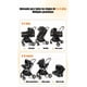 thumbnail image 3 of Coche Travel System LuBabycas 0-4 Años Aluminio Alvin Negro, 3 of 8