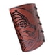 thumbnail image 5 of Viking Bracers Arm Armor Cuff Wolf Muñequera Muñequera Para Cosplay Mujer Marrón, 5 of 5