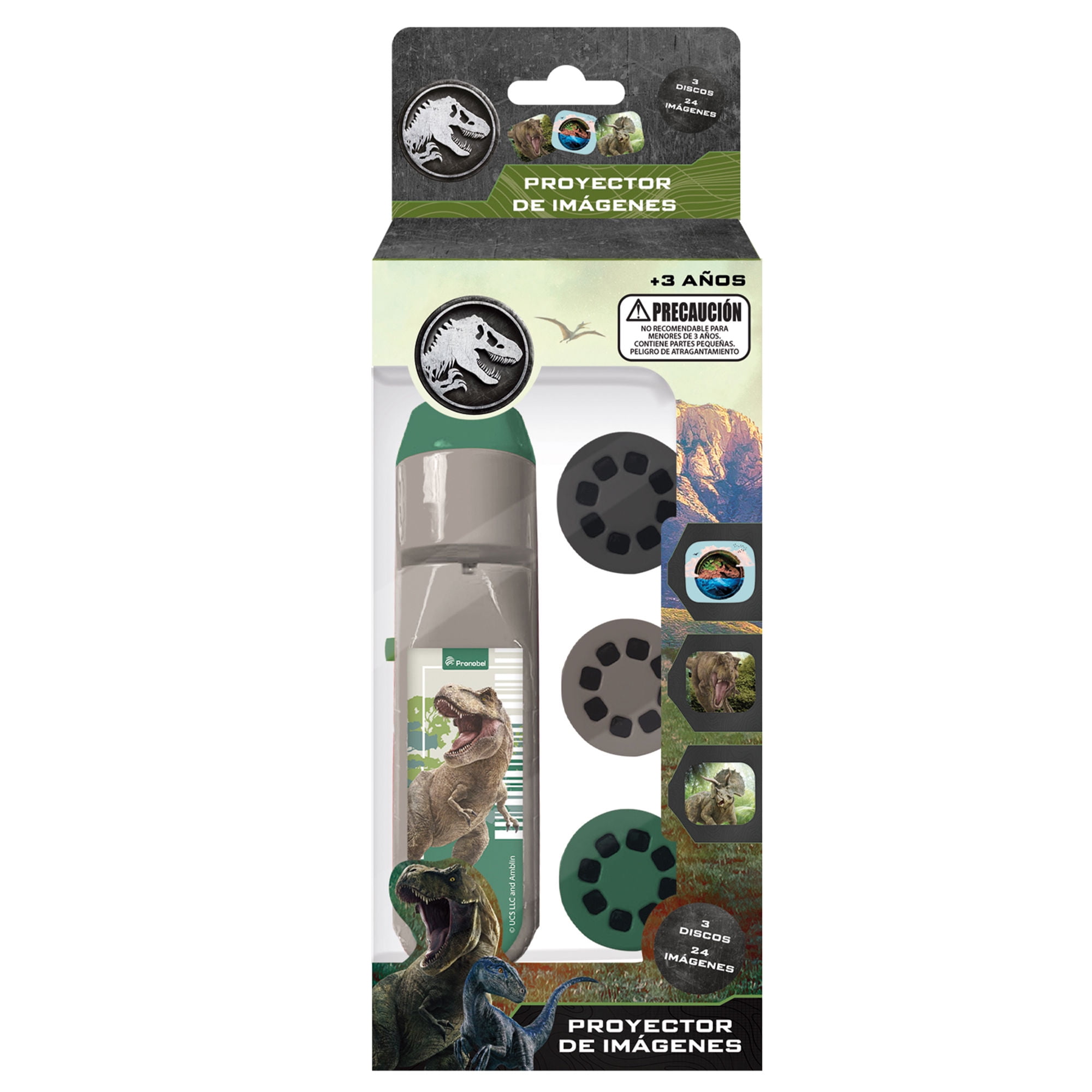 Proyector Infantil Con 24 Figuras Jurassic World