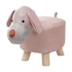 thumbnail image 4 of Reposapiés Otomano De Madera Para Animales Para Habitación De Invitados, Entrada, Porche, Perro Rosa, 4 of 5