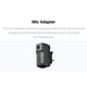 thumbnail image 3 of Adaptador de micrófono insta360 X3 para cámara con puertos tipo C y 3,5 mm, 3 of 3