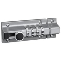 Bothyi - Perno De Bloqueo De Combinación Cerradura De Contraseña Mecánica Pestillo De Perno Deslizante Plata